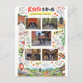 Kyoto Japan Resa 5 Foto Collage Resa Zine Vykort