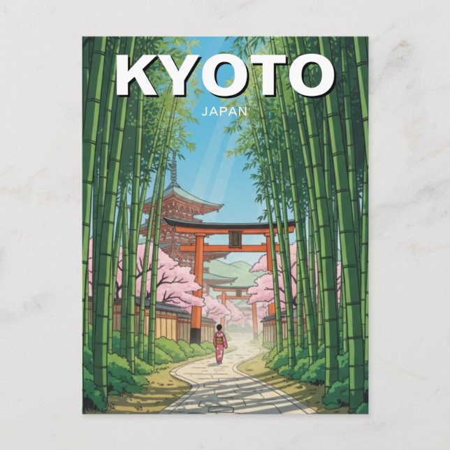 Kyoto Japan Resa Vykort (Framsida)