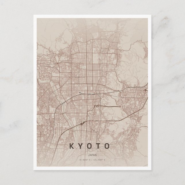 kyoto japan resa vykort (Framsida)