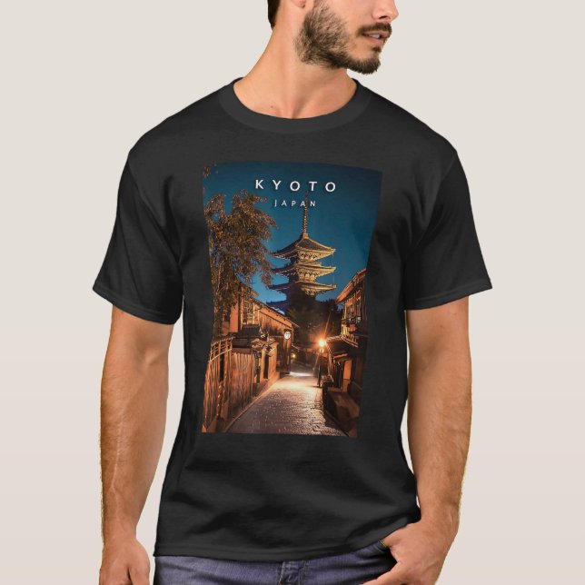 Kyoto Japan T Shirt (Framsida)