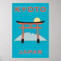 Kyoto Japan Torii-grind Konst Minimalistisk Resa
