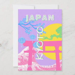 Kyoto Japan Travel Art Julkort