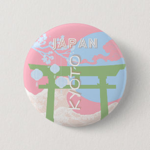Kyoto Japan Travel Art, Pastel Travel Art Knapp