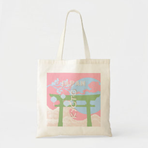 Kyoto Japan Travel Art, Pastel Travel Art Tygkasse