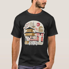 Kyoto Japan Travel Kinkatsuji Golden Pavilion T Shirt