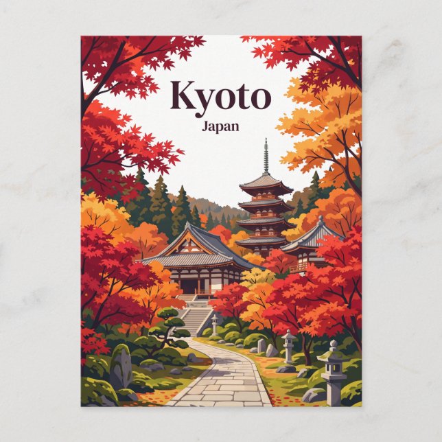 Kyoto, Japan Vykort (Framsida)