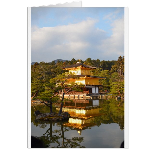 Kyoto Kinkaku Ji Japan Hälsningskort (Framsidan)