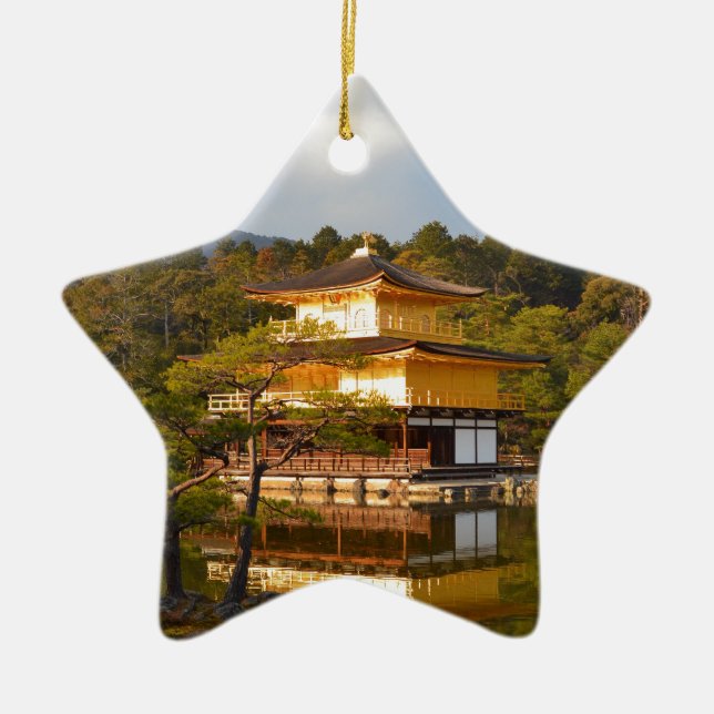 Kyoto Kinkaku Ji Japan Julgransprydnad Keramik (Framsidan)