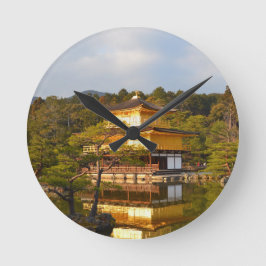 Kyoto Kinkaku Ji Japan Rund Klocka