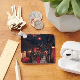Kyoto Night Lantern Walk Keychain Nyckelring