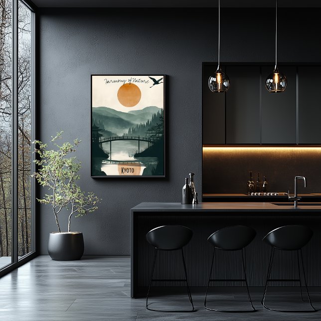 Kyoto Serenity - Zen Garden Reflections Poster (Skapare uppladdad)