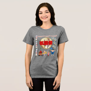 Kyoto sommarstrålning grå t shirt