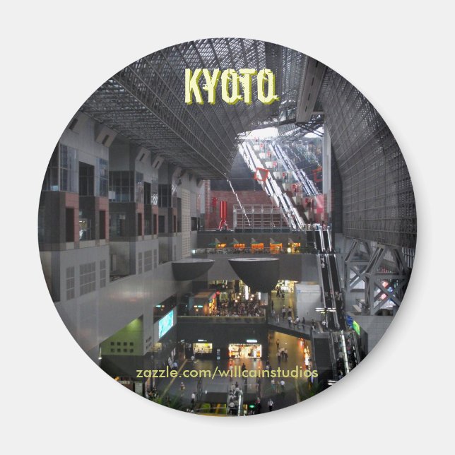 Kyoto Station Insida Magnet (Framsidan)