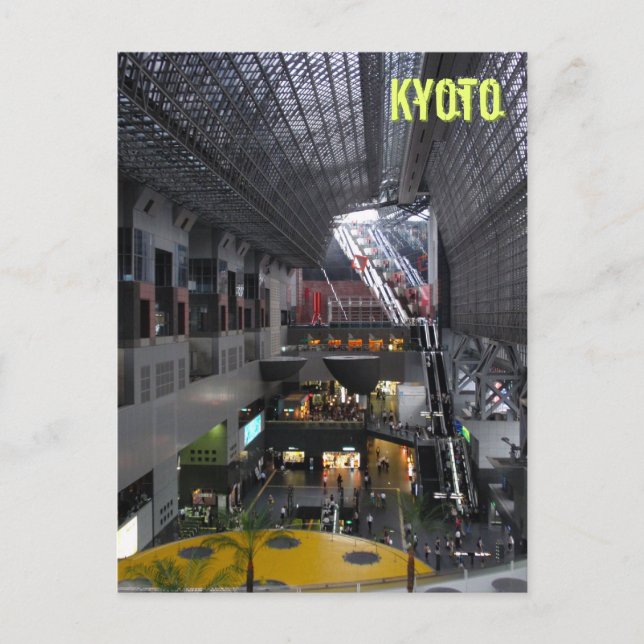Kyoto Station Insida Vykort (Framsida)