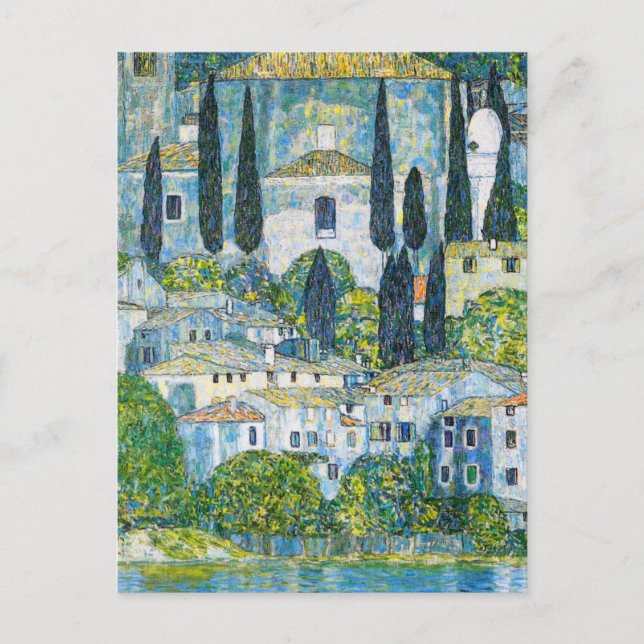 Kyraka i Cassone av Gustav Klimt Vykort (Framsida)