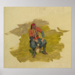 Kyraka - Nära östern Man Åsna 1868 Poster