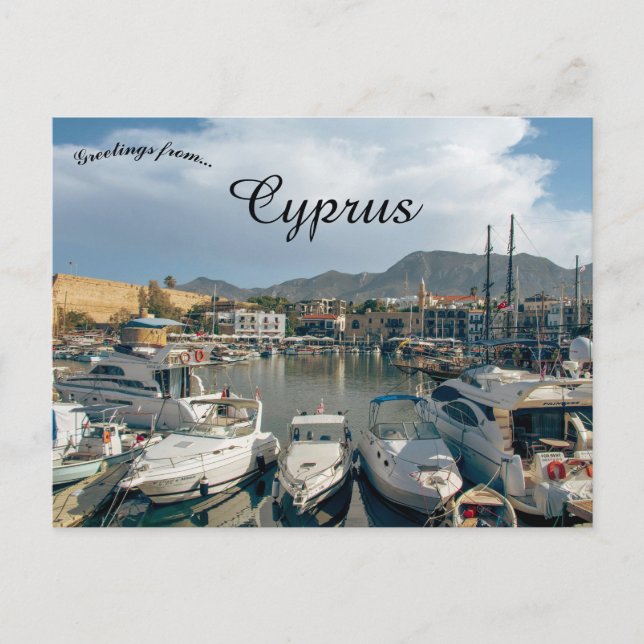 Kyrenia Cypern Vykort (Framsida)