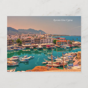 Kyrenia Girne Cyprus/Turkey Port Helg Vykort