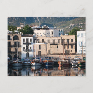 Kyrenia Old Harbor norra Cypern Vykort