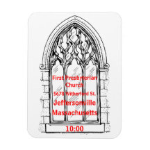 Kyrfönster med kyrkdetaljer - Anpassade