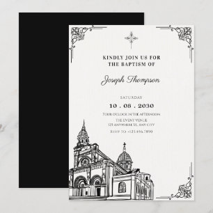 Kyrgotisk baptism inbjudningar