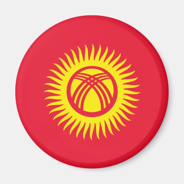 kyrgyzstan magnet (Framsidan)