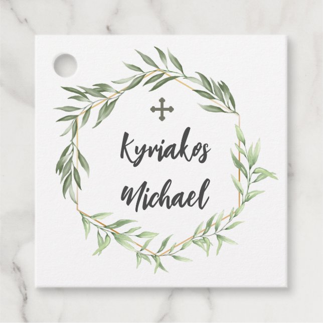 Kyriakos Gåvor Etiketter (Framsida)