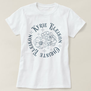 Kyrie Eleison Christe Eleison Retro-katolik T Shirt