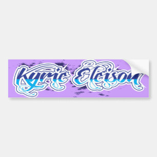 Kyrie Eleison Religiösa Phrase Stylized Text Bildekal