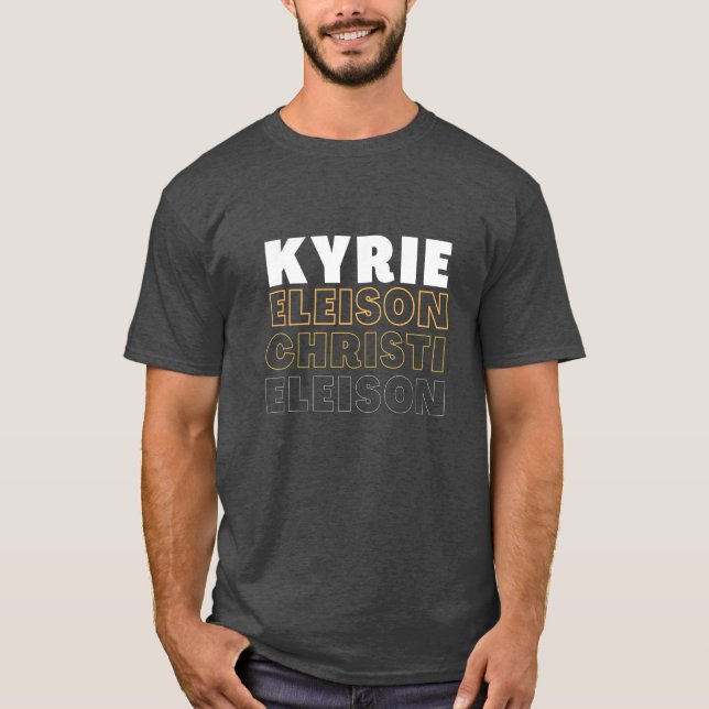 Kyrie Eleison T Shirt (Framsida)