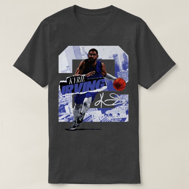 Kyrie Irving Dallas Rough TShirt 1 T Shirt (Design framsida)