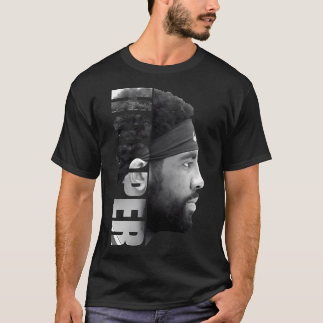 Kyrie Irving - Hooper - Blackwhite T Shirt (Framsida)