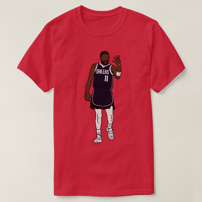 Kyrie Irving Lämnat Hand Firande TShirt 1 T Shirt (Design framsida)