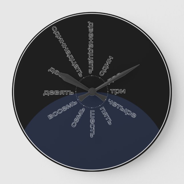 Kyrilliskt tecken stor klocka (Framsida)