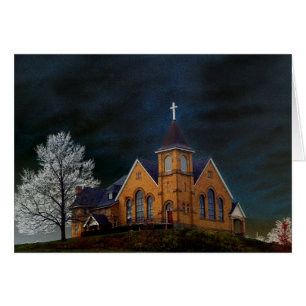 Kyrka 1 hälsningskort