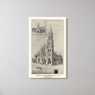 Kyrka av antagandet, Ansonia, anslutning Canvastryck