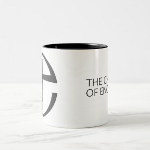 Kyrka av England - tea-/kaffemugg Två-Tonad Mugg