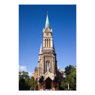 Kyrka av Ferencvaros i Budapest Fototryck