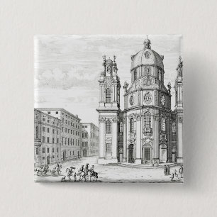 Kyrka av Notre Dame, Salzburg, Österrike, från Knapp