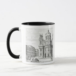 Kyrka av Notre Dame, Salzburg, Österrike, från Mugg