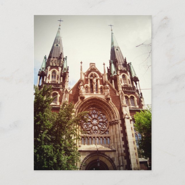 Kyrka av Saints Olga och Elizabeth Vykort (Framsida)