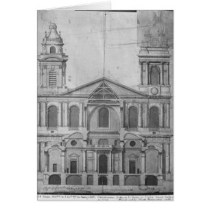 Kyrka av Sanktt-Sulpice Hälsningskort