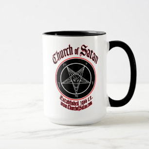 Kyrka av Satan 2 sidmuggen Mugg