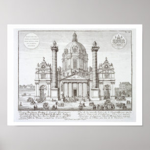 Kyrka av St Charles Borromeo (1538-84), Wien, Poster