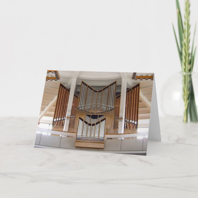 Kyrka av vår dam, Rumia organkort Kort (Framsida)