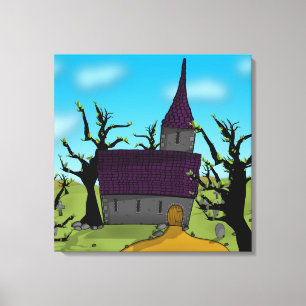 kyrka canvastryck