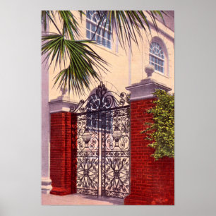 Kyrka för Charleston South Carolina grindSt. Poster