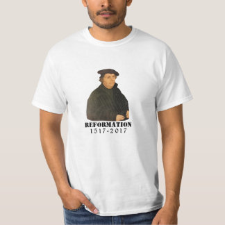 Kyrka för ReformationMartin Luther 500. Lutheran T-shirt