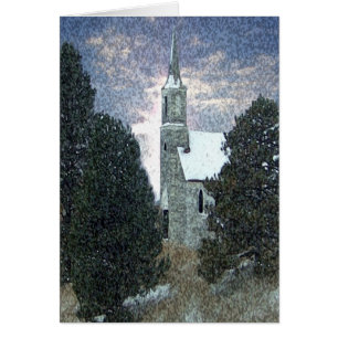 Kyrka Hälsningskort
