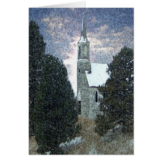 Kyrka Hälsningskort (Framsidan)